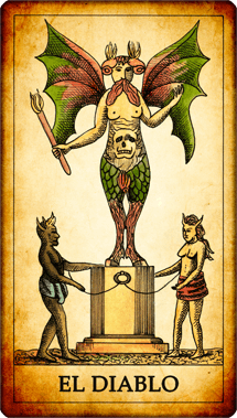Carta del Tarot El Diablo