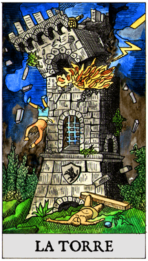 Carta del Tarot La Torre